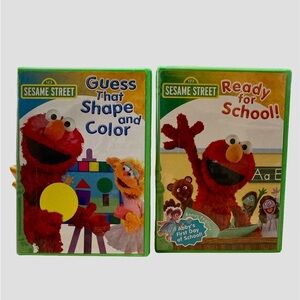 Kids Set Of 2 Sesame Street DVDs